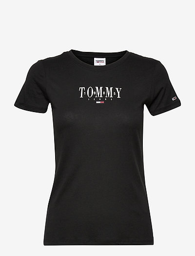 TJW SKINNY ESSENTIAL LOGO 1 SS - t-shirt & tops - black