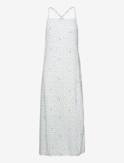 TJW PRINTED SIDE SLIT MIDI DRESS - midi kjoler - island floral crush print