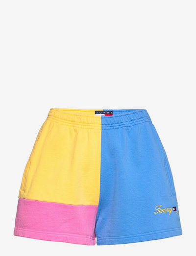 TJW COLORBLOCK SHORT - casual shorts - electric aqua /  multi