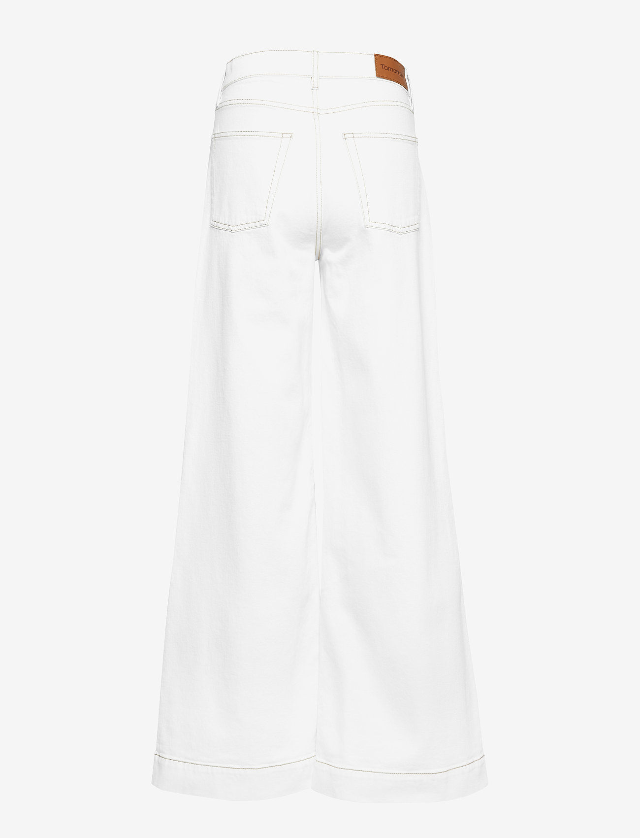 ecru flared jeans