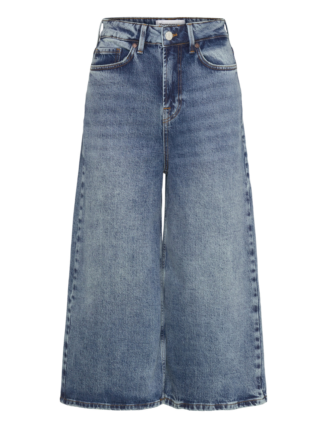TOMORROW Trw-Mandela Culotte Jeans Wash Peru Blau - 31 - Damen