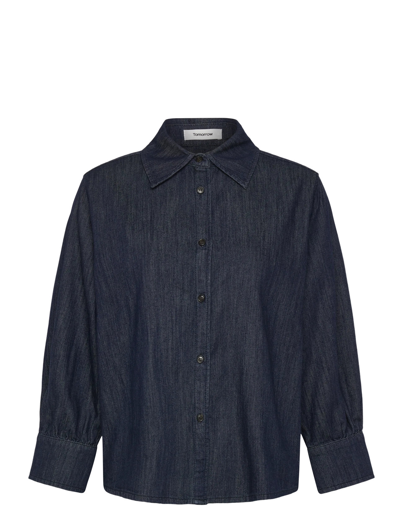 TOMORROW Trw-Key Hepburn 3/4 Shirt Wash Rins Navy - 40 - Damen