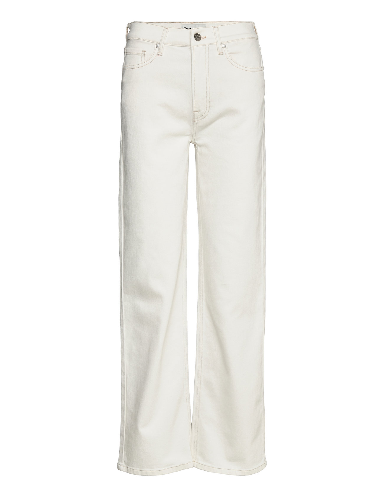 Tomorrow Brown Straight Jeans Ecru 