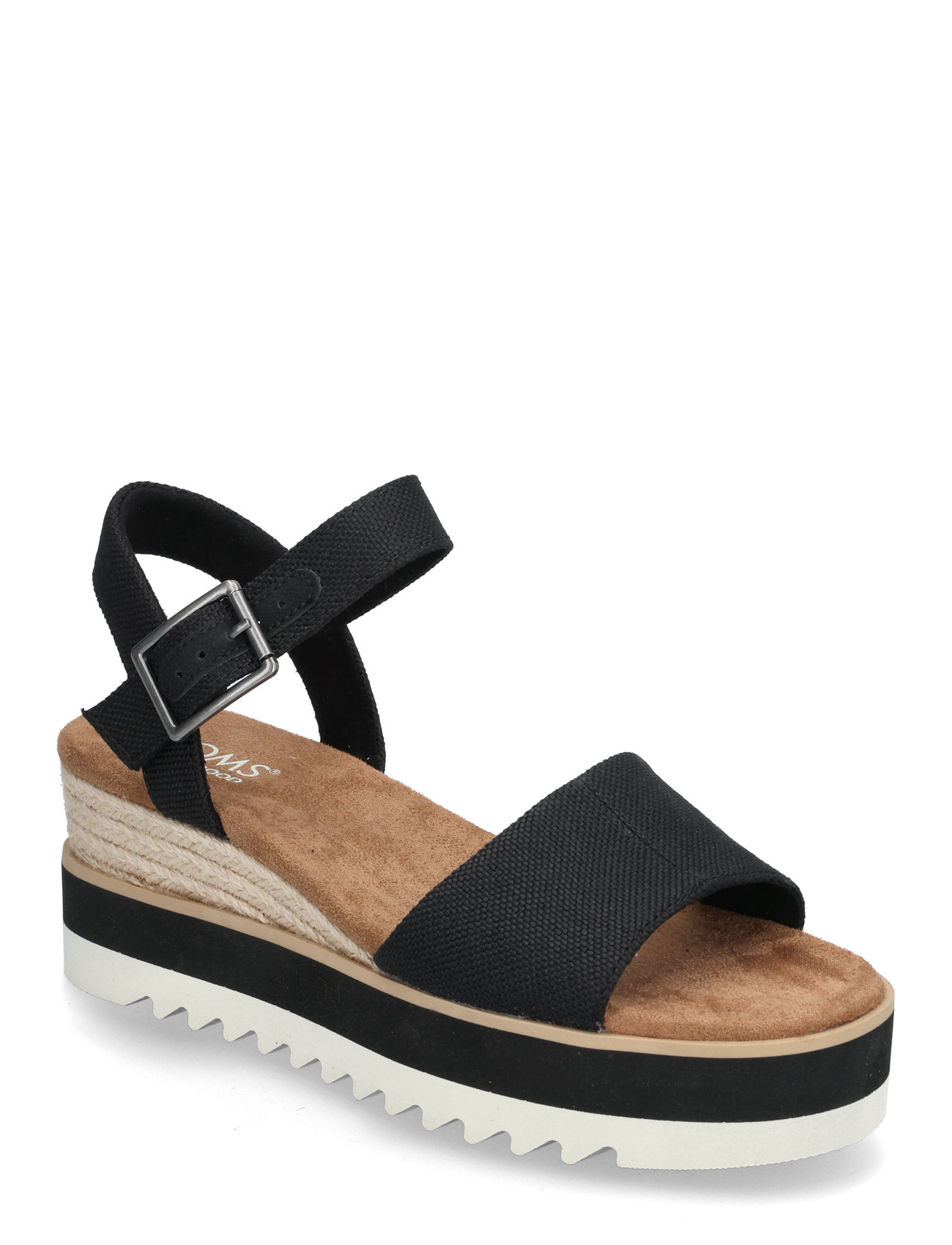 TOMS Diana, 41, Black, Espadriller > Espadriller Med Hæl, Dame