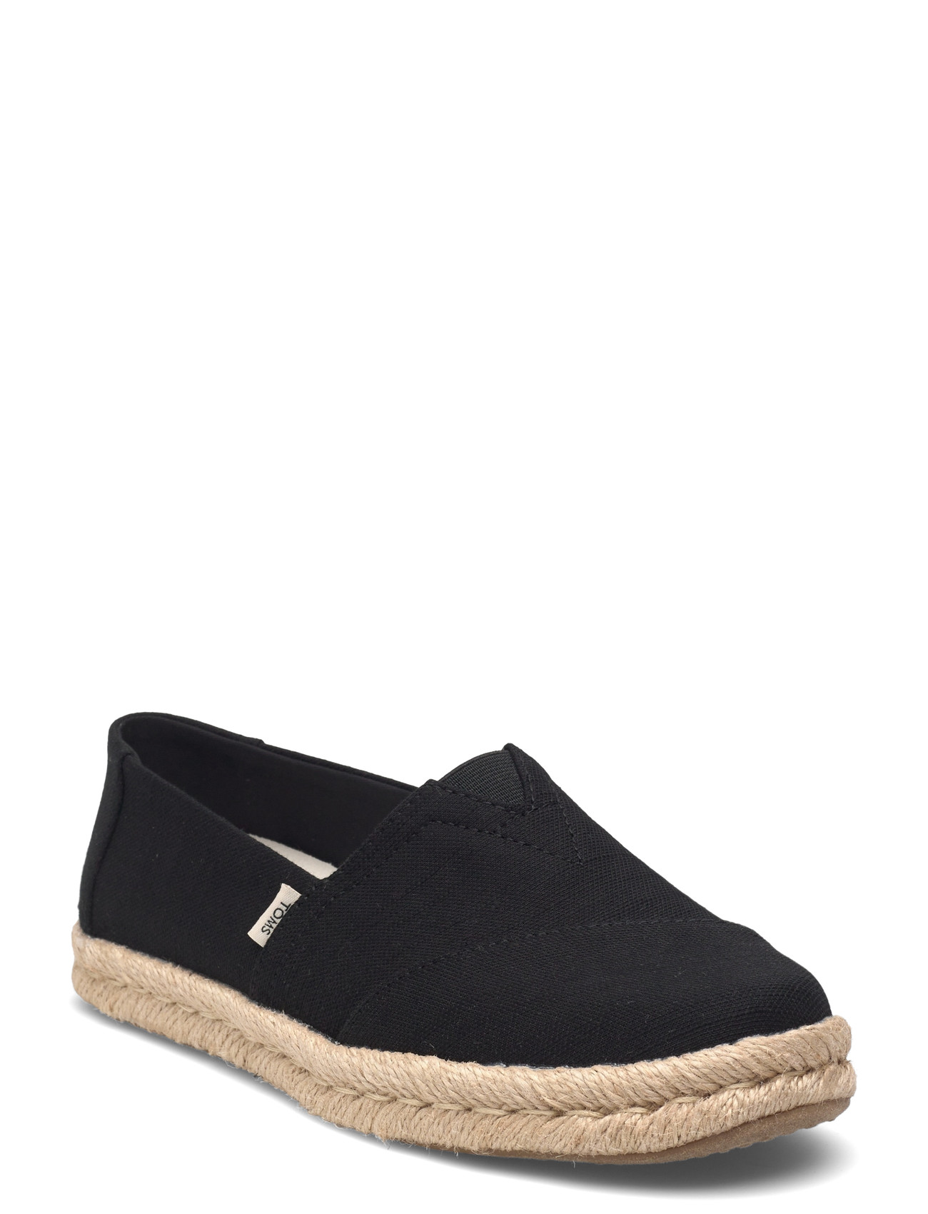 TOMS Alpargata Rope 2.0, 37.5, Black, Espadriller > Flade Espadriller, Dame
