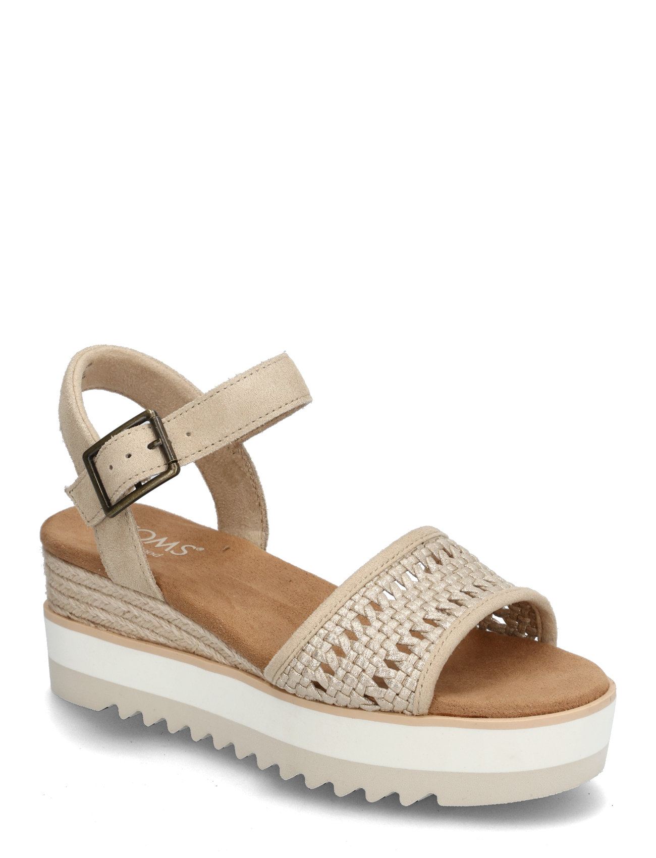 TOMS Diana, 41, Gold, Sandals > Platform Sandals, Dame