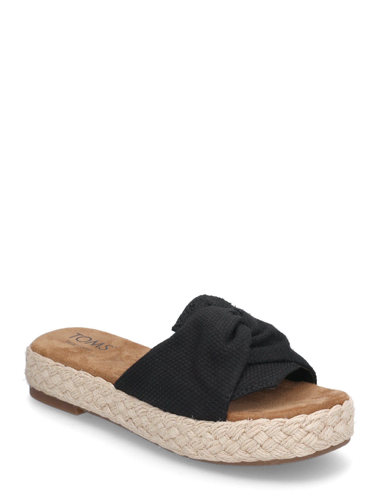 Abby Slide Shoes Sandals Flat Sandals Black TOMS