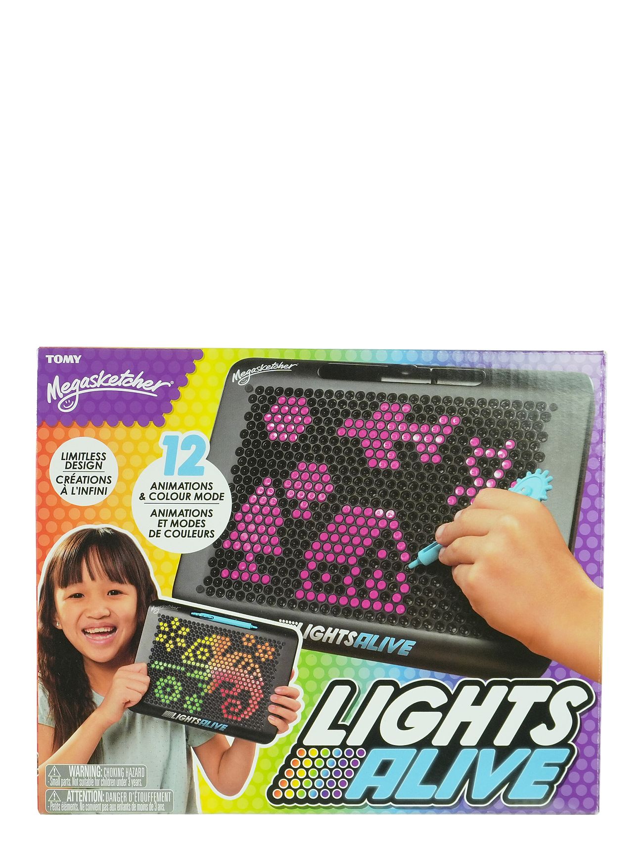 Megasketcher Lights Alive Toys Creativity Drawing & Crafts Drawing Drawing Boards Multi/patterned TOMY