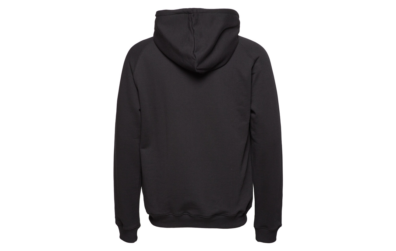 Embroidery Tonsure With Rope Hoodie Sweatshirt Black xIPOA0qw