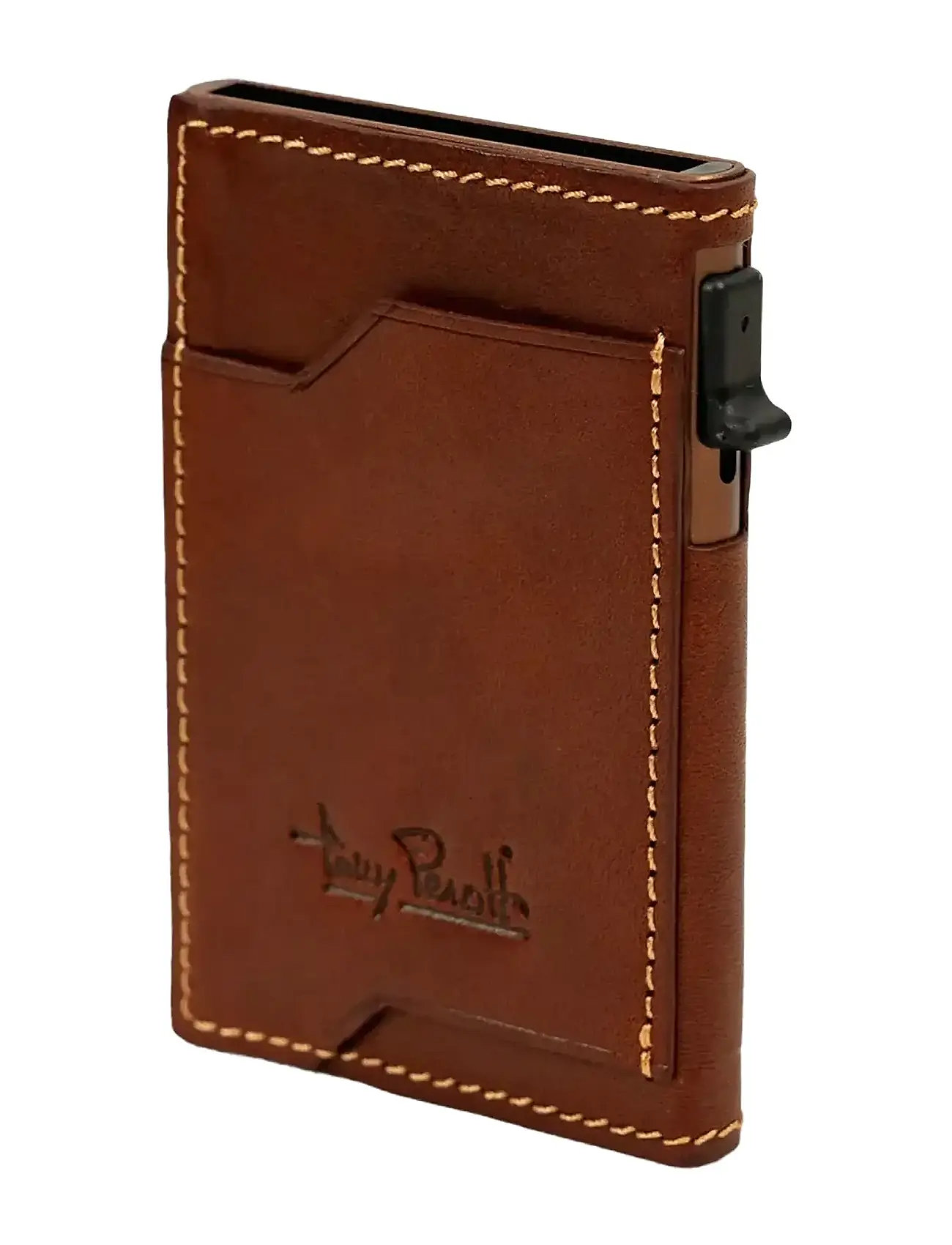 Tony Perotti Furbo Cardholder W/ Magsafe, One Size, Brown, Punge > Kortholder, Herre