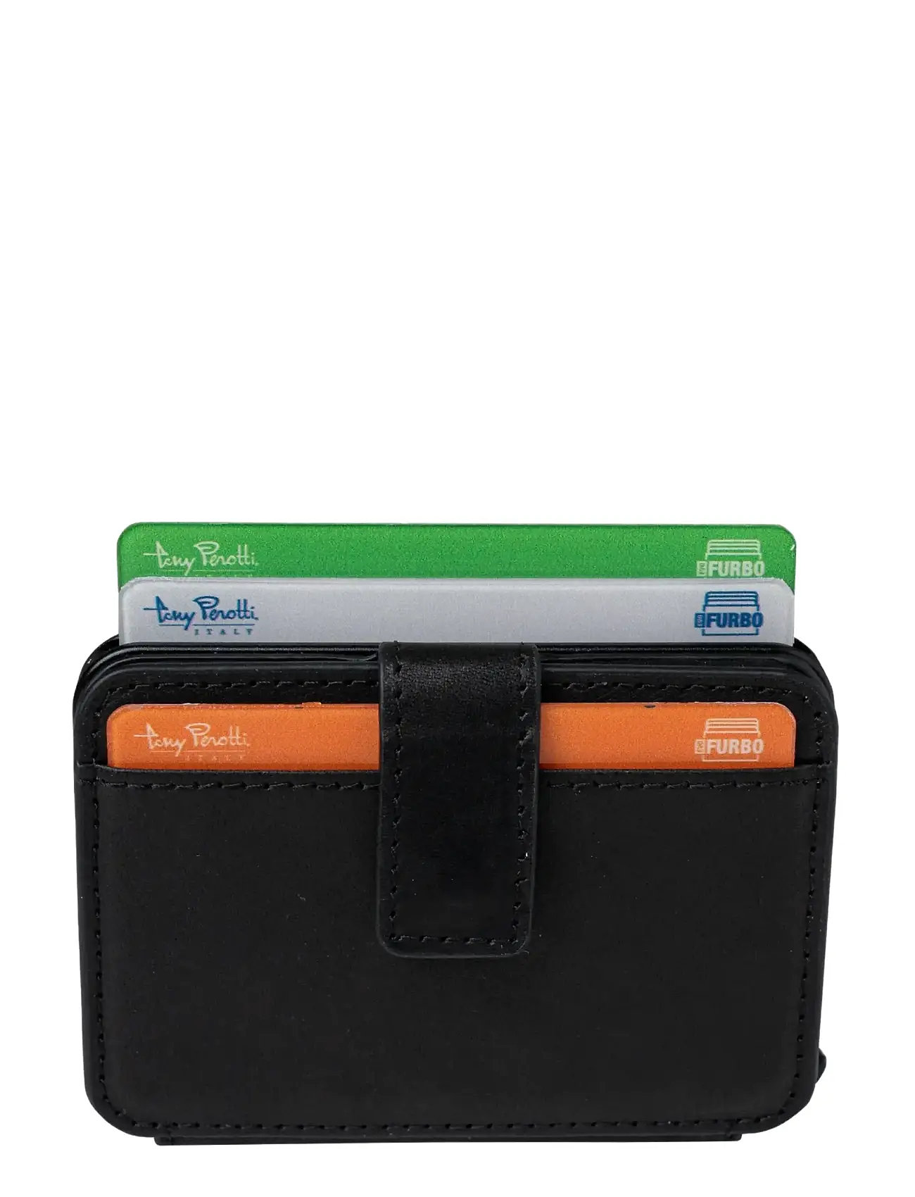 Tony Perotti Furbo Evo Standard With Banknote Compartment, One Size, Black, Punge > Kortholder, Herre