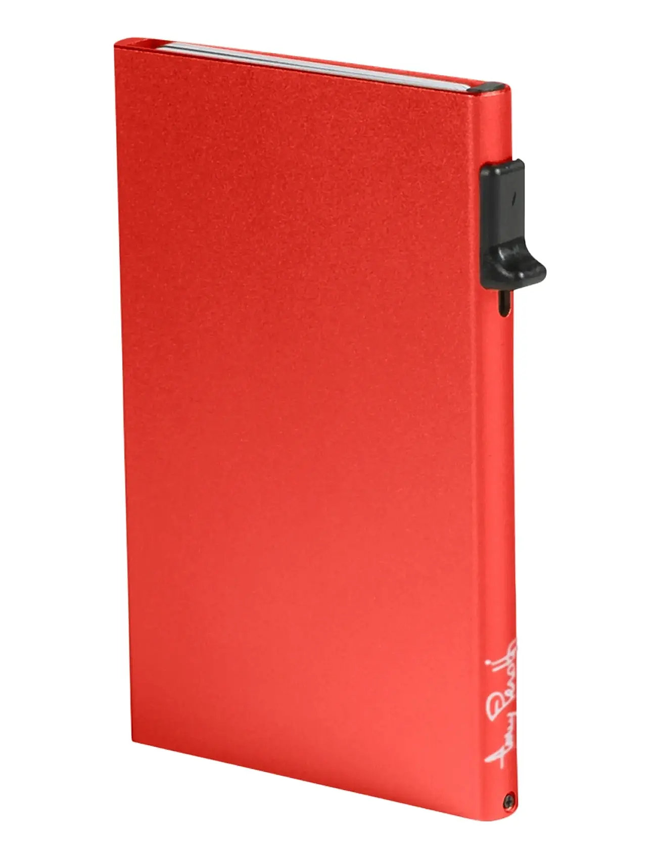 Tony Perotti Furbo Single Aluminum Cardholder, One Size, Red, Kortholdere Og Punge > Kortholder, Dame