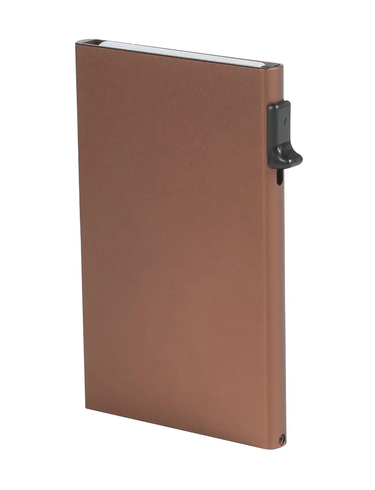 Tony Perotti Furbo Single Aluminum Cardholder, One Size, Brown, Punge > Kortholder, Herre