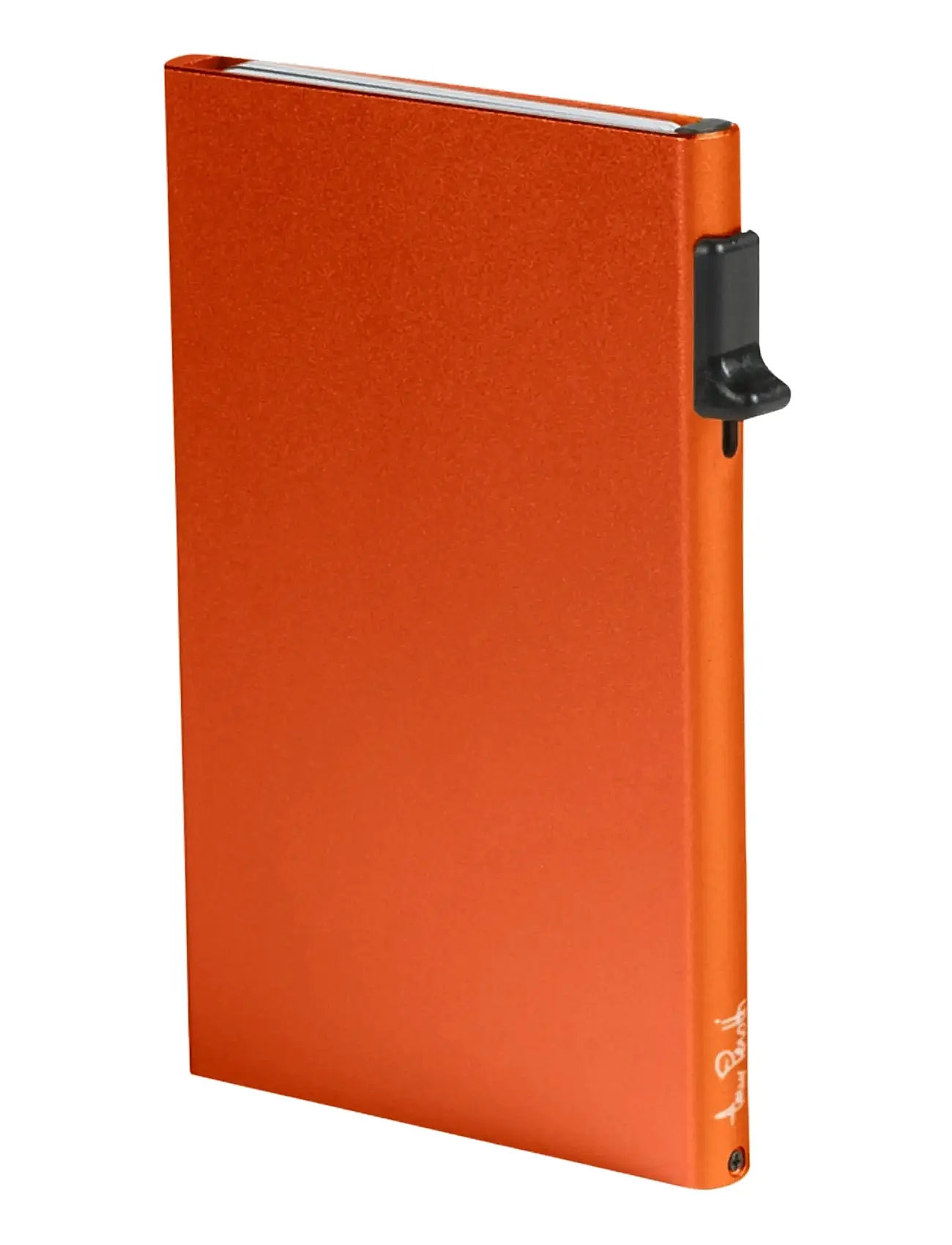 Tony Perotti Furbo Single Aluminum Cardholder, One Size, Orange, Punge > Kortholder, Herre