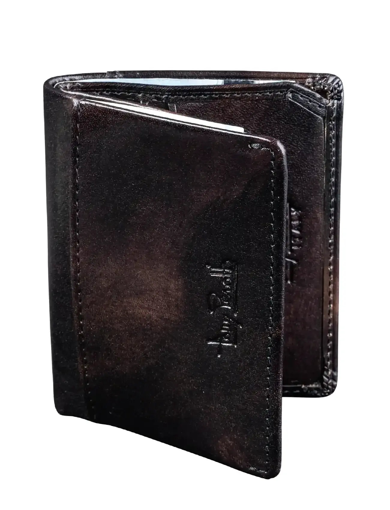 Tony Perotti Creditcard Wallet, Fold, W/ Banknote Pocket Van Gogh, One Size, Brown, Punge > Klassiske Punge, Herre