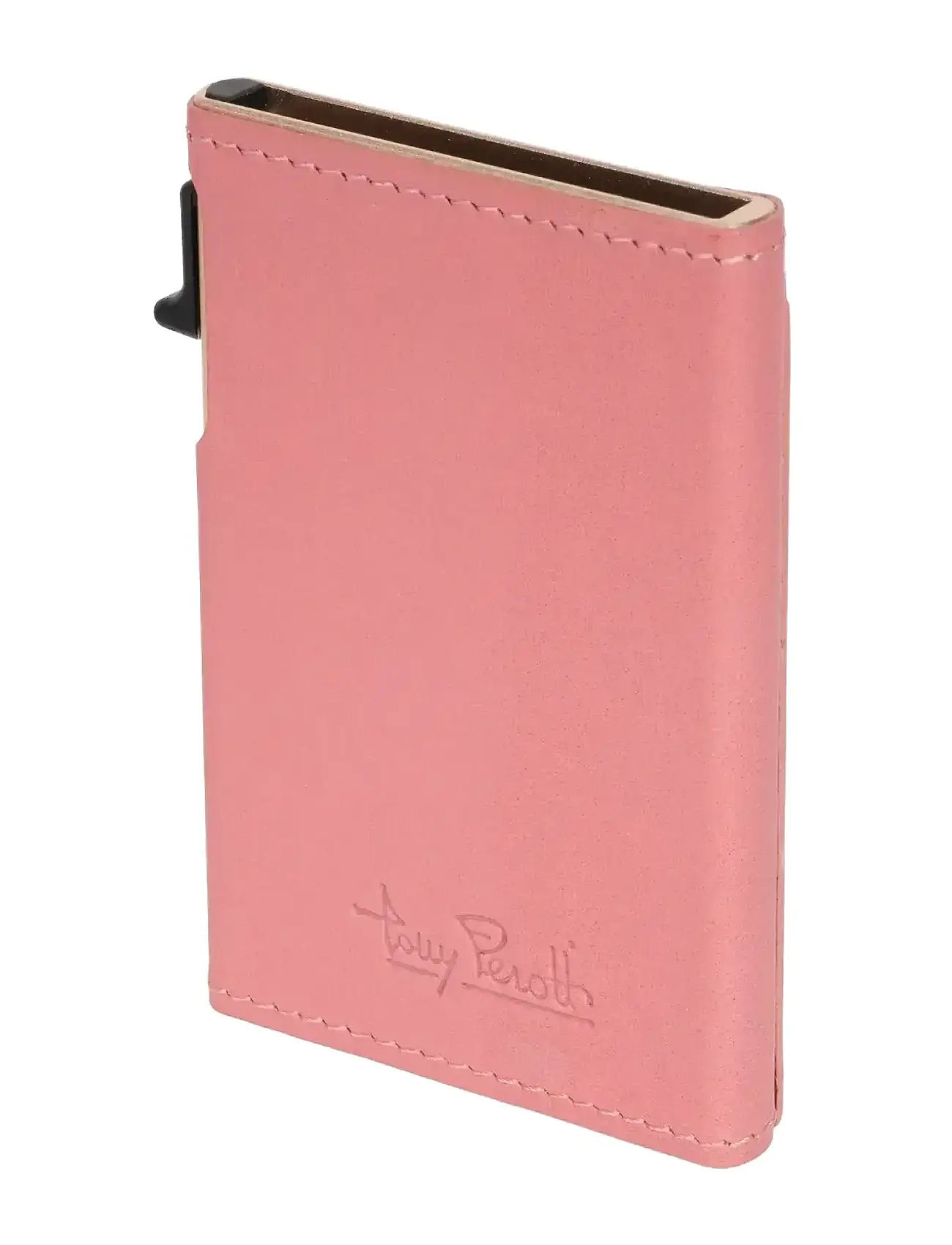 TONY PEROTTI Furbo Slim Cardholder With Outside Card Slot Pink - One Size - Herren