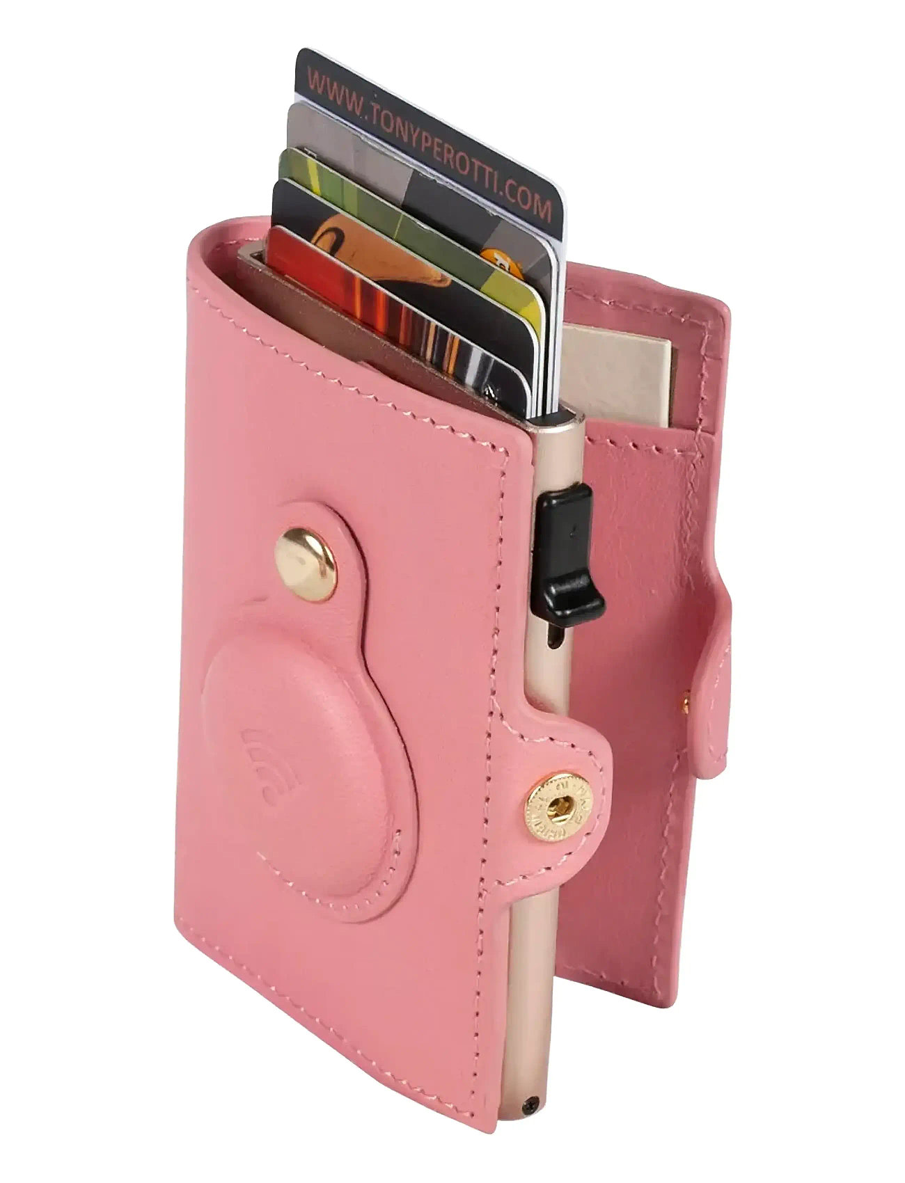 TONY PEROTTI Furbo Cardholder For Air Tag Pink - One Size - Damen