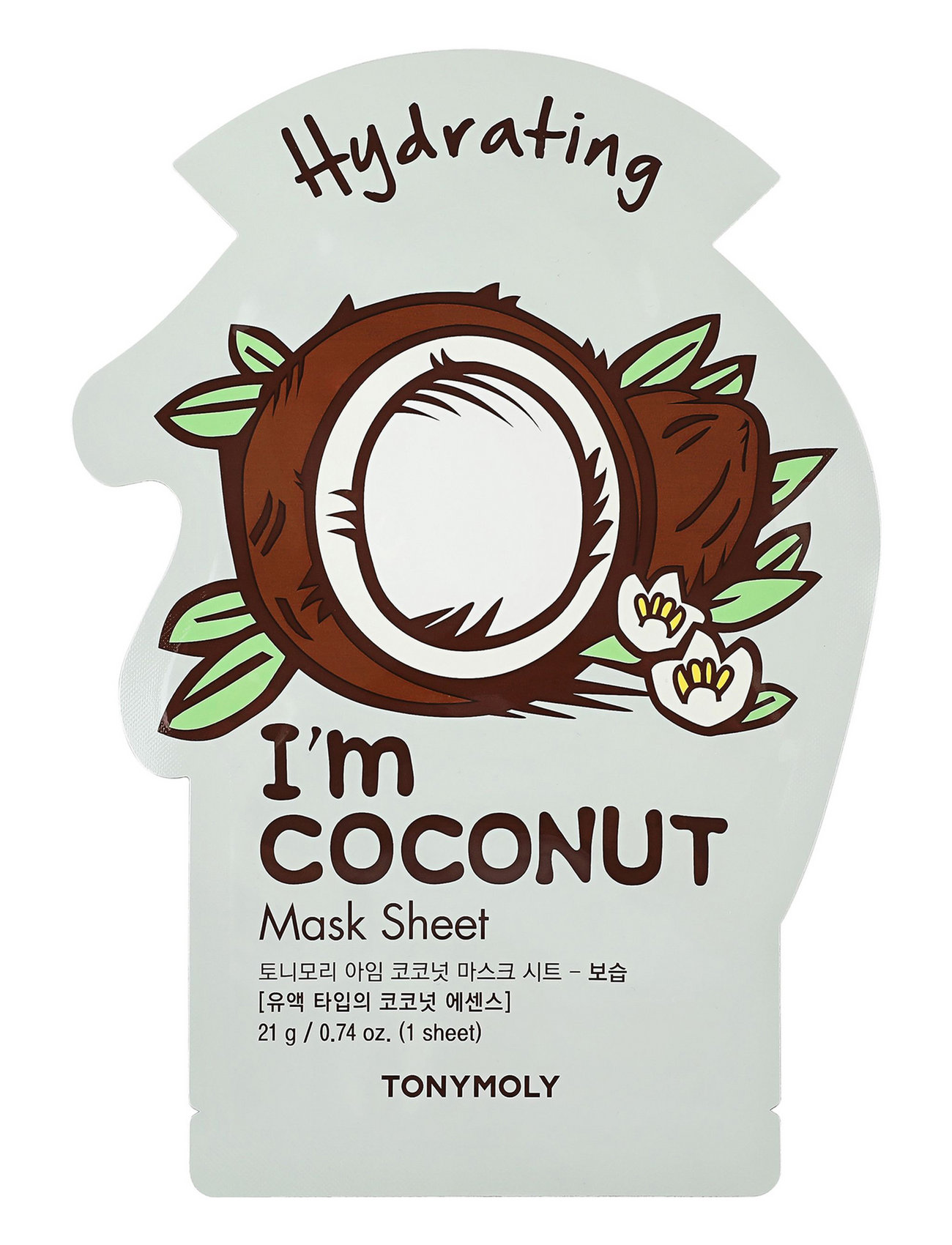 Tonymoly I´m Coconut Mask Sheet Beauty Women Skin Care Face Masks Sheetmask Green Tonymoly