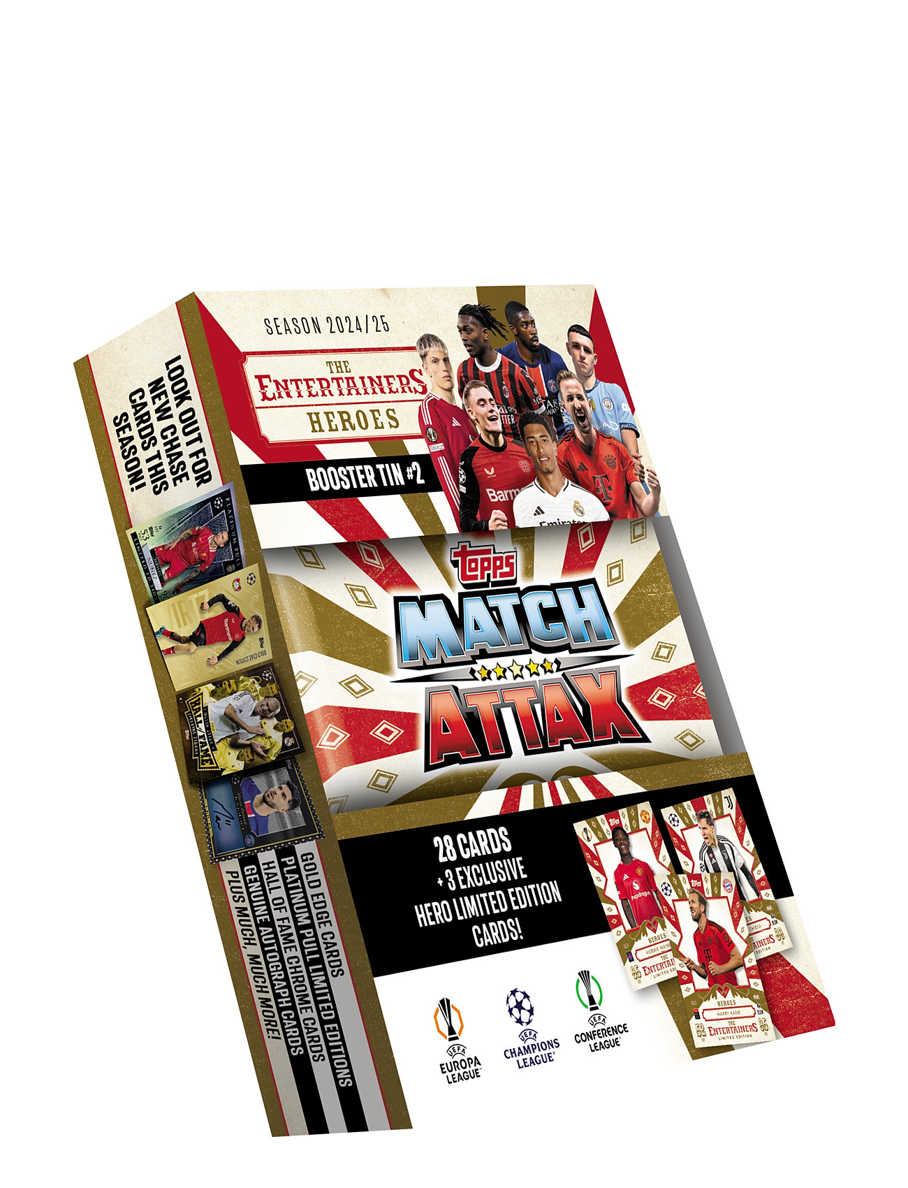 Topps Match Attax Champions League Booster Tin Toys Trading Cards Multi/patterned Topps Match Attax