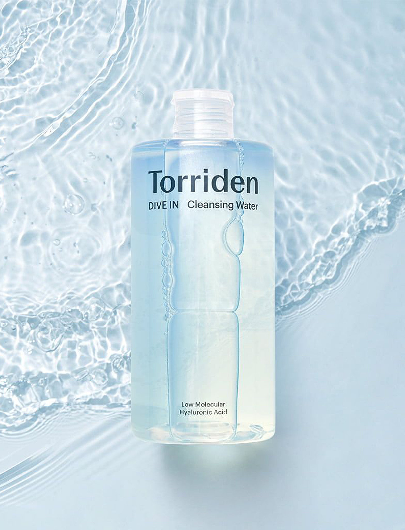 Torriden Dive-In Low Molecular Hyaluronic Acid Cleansing Water, 400 ml, Nude, Rensemidler > Makeupfjernere, Dame
