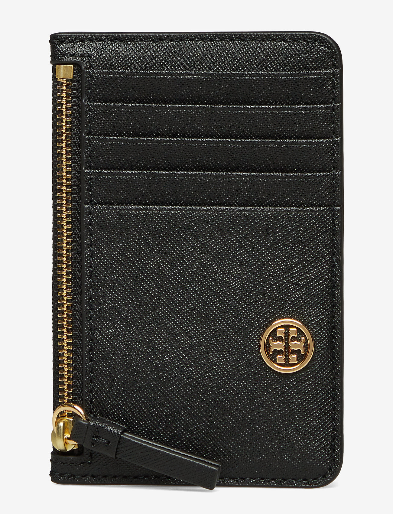 Robinson Topzip Card Case (Black) (819 kr) Tory Burch