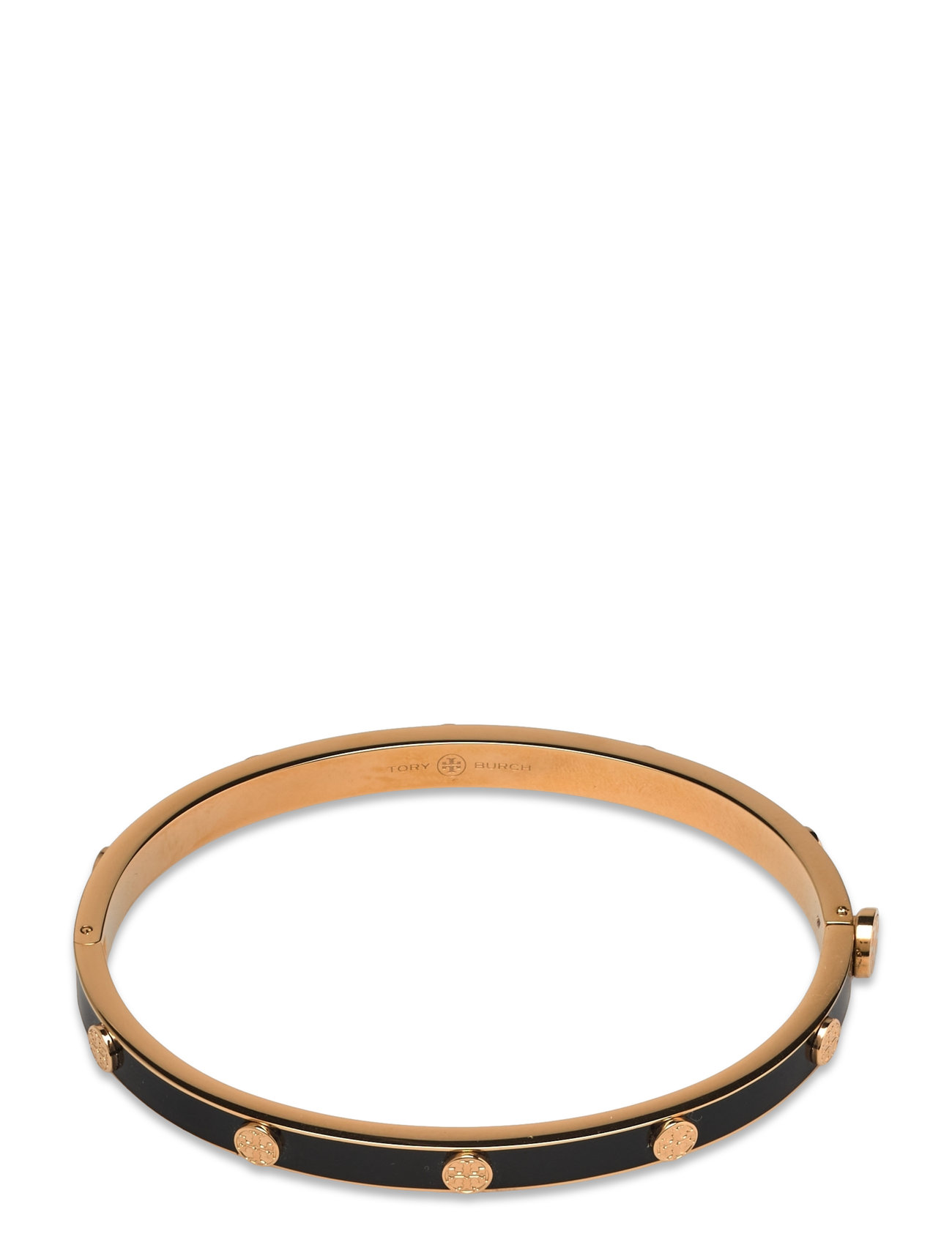 Tory Burch Miller Stud Enamel 5Mm Hinge Bracelet Guld