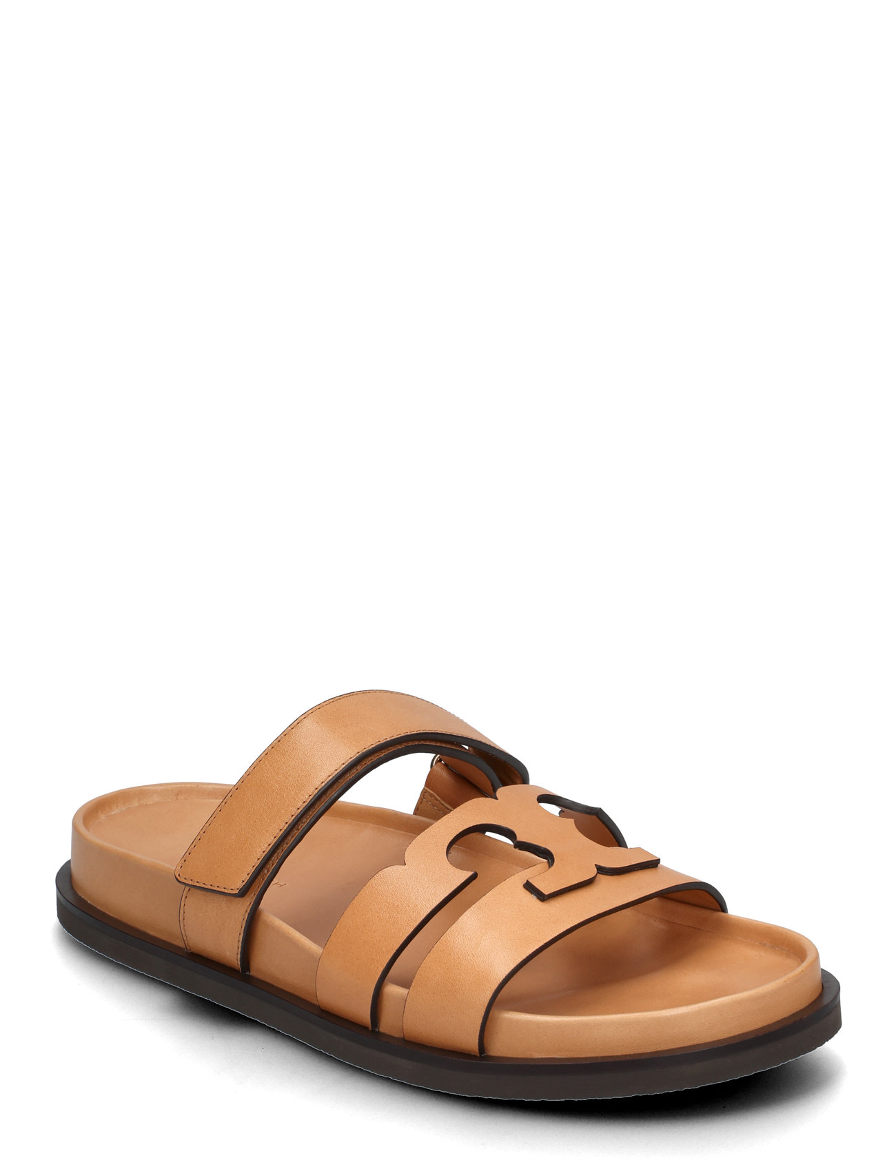 Ines Sport Slide Shoes Sandals Flat Sandals Beige Tory Burch