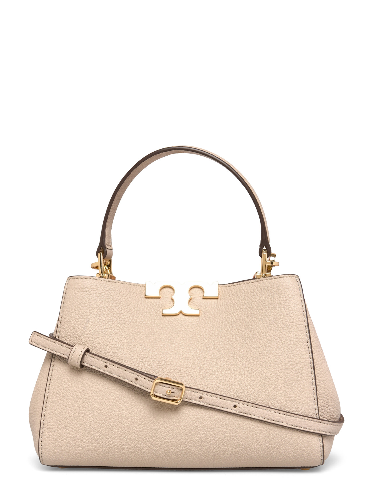 Tory Burch Eleanor Soft Mini Satchel, One Size, Beige, Tasker > Tasker Med Tophåndtag, Dame