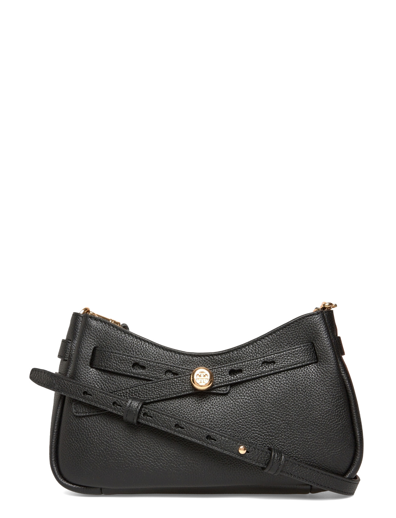 Tory Burch Romy Zip Top Crossbody, One Size, Black, Tasker > Crossbody-Tasker, Dame