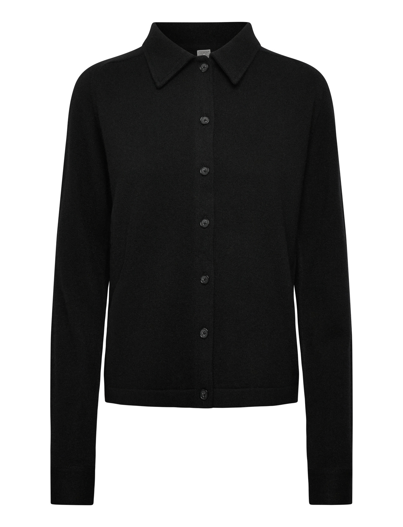 TOTEME Raglan- Sleeve Cashmere Cardigan, XXS, Black, Skjorter > Langærmede, Dame