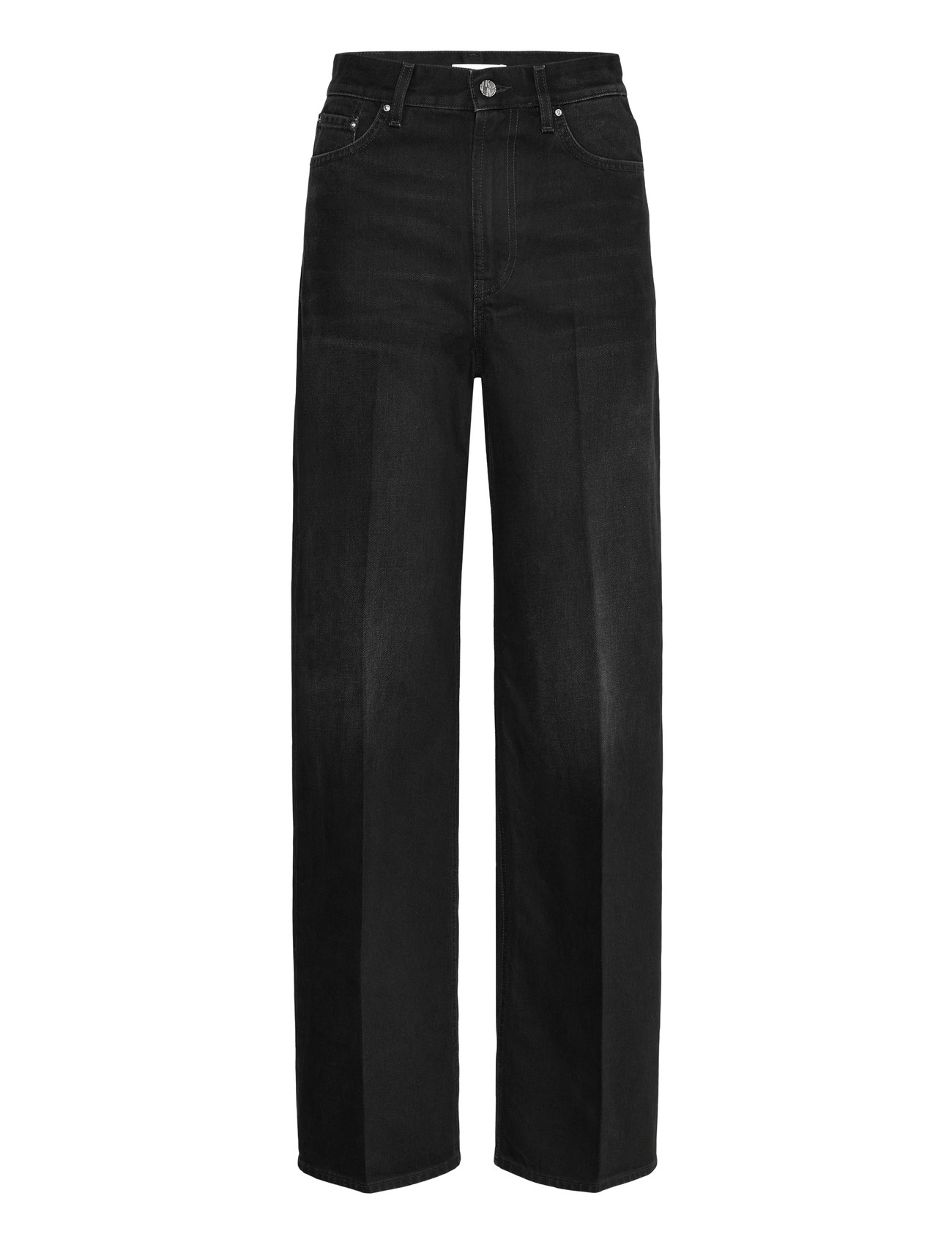 TOTEME Wide Leg Denim, 26 x 32, Black, Jeans > Vidde, Dame