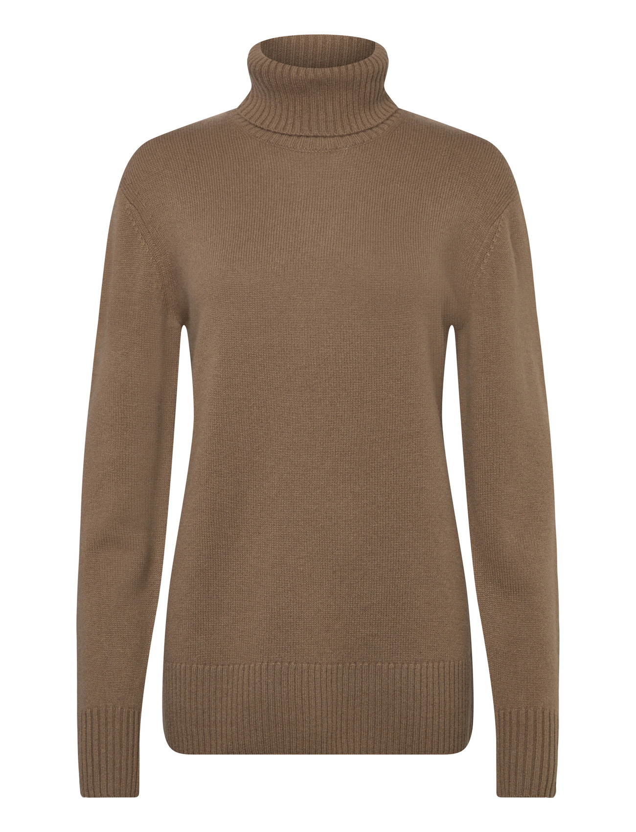 TOTEME Cashmere Turtleneck, XS, Brown, Strik > Rullekrave, Dame