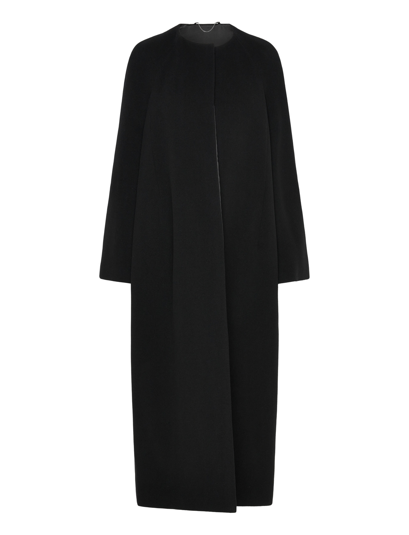 TOTEME Bell-Sleeve Coat, 36, Black, Frakker > Uldfrakker, Dame