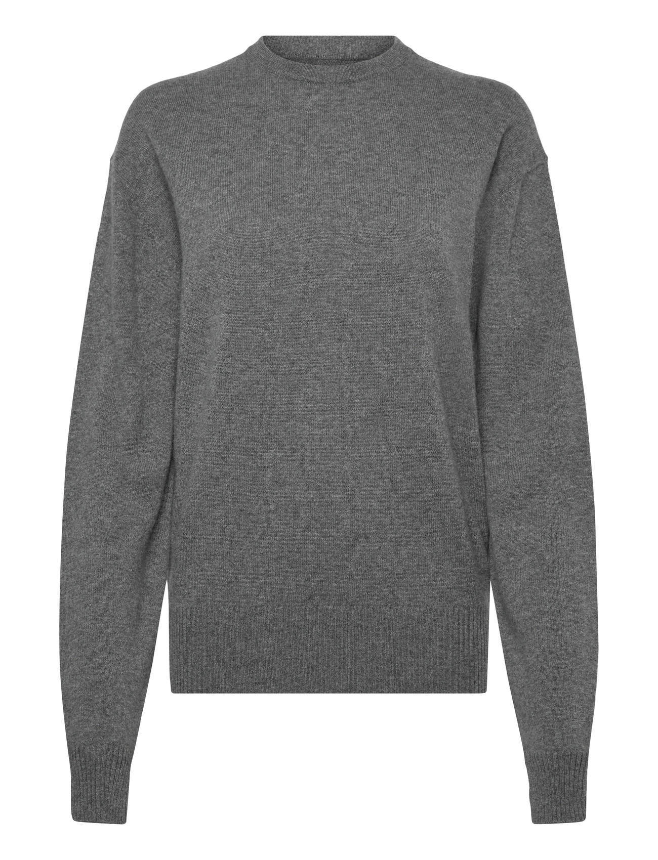 TOTEME Classic Cashmere Crew Knit, M, Grey, Strik > Trøjer, Dame