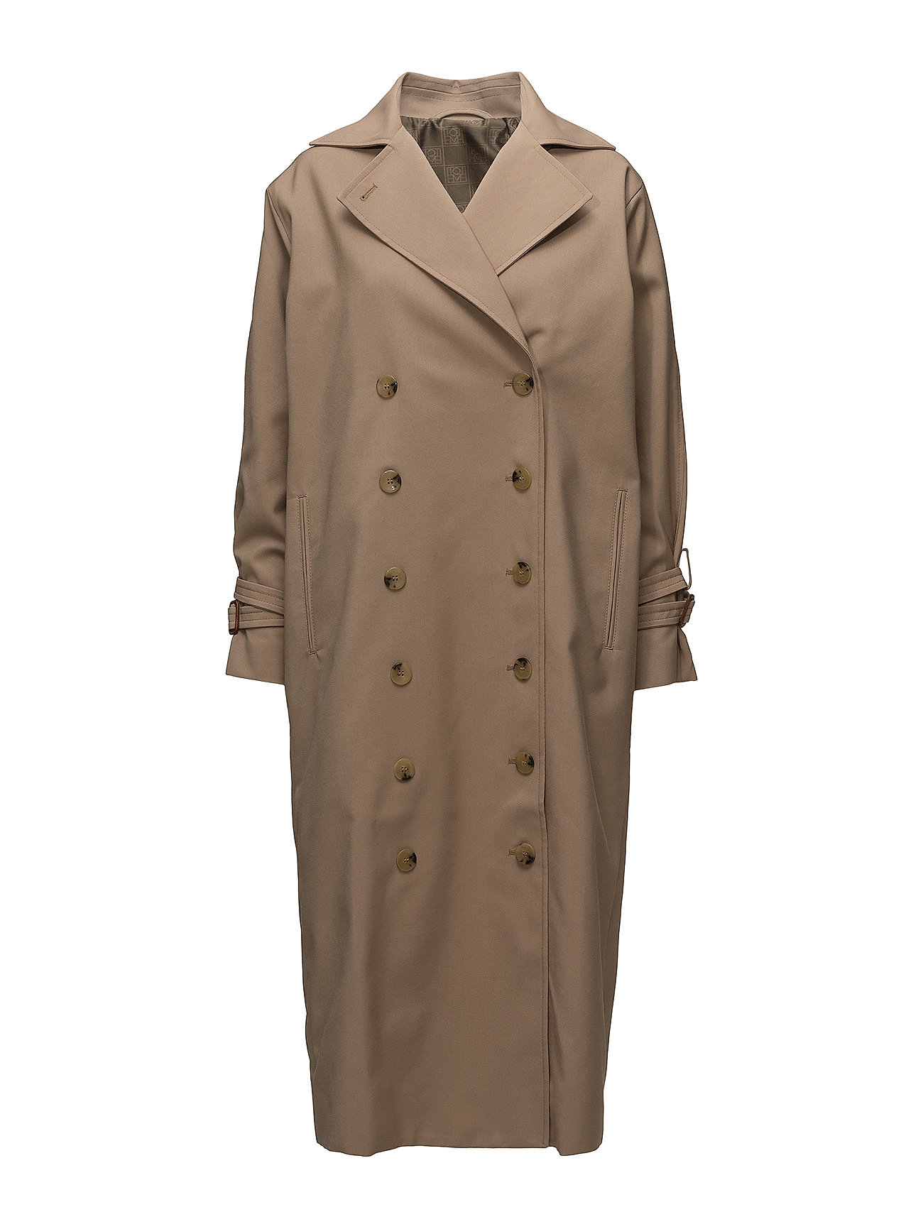 Pisa Trenchcoat Lange Jas Beige Toteme toteme kopen in de aanbieding