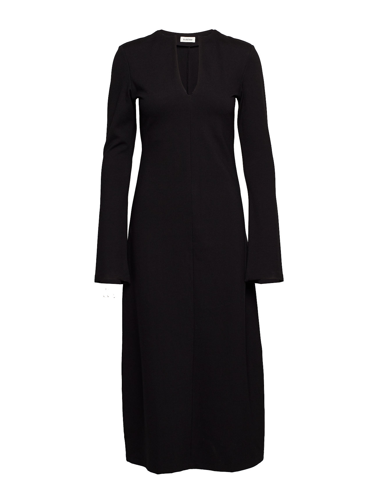 Amaya Jurk Knielengte Zwart Toteme toteme kopen in de aanbieding