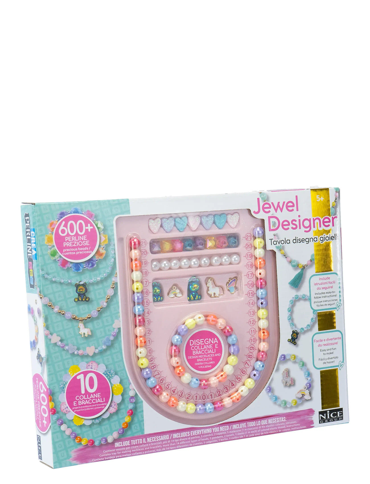 Toyrock Bracelet And Necklace Design Set, One Size, Multi/patterned, Håndværk > Smykker & Tilbehør, Børn