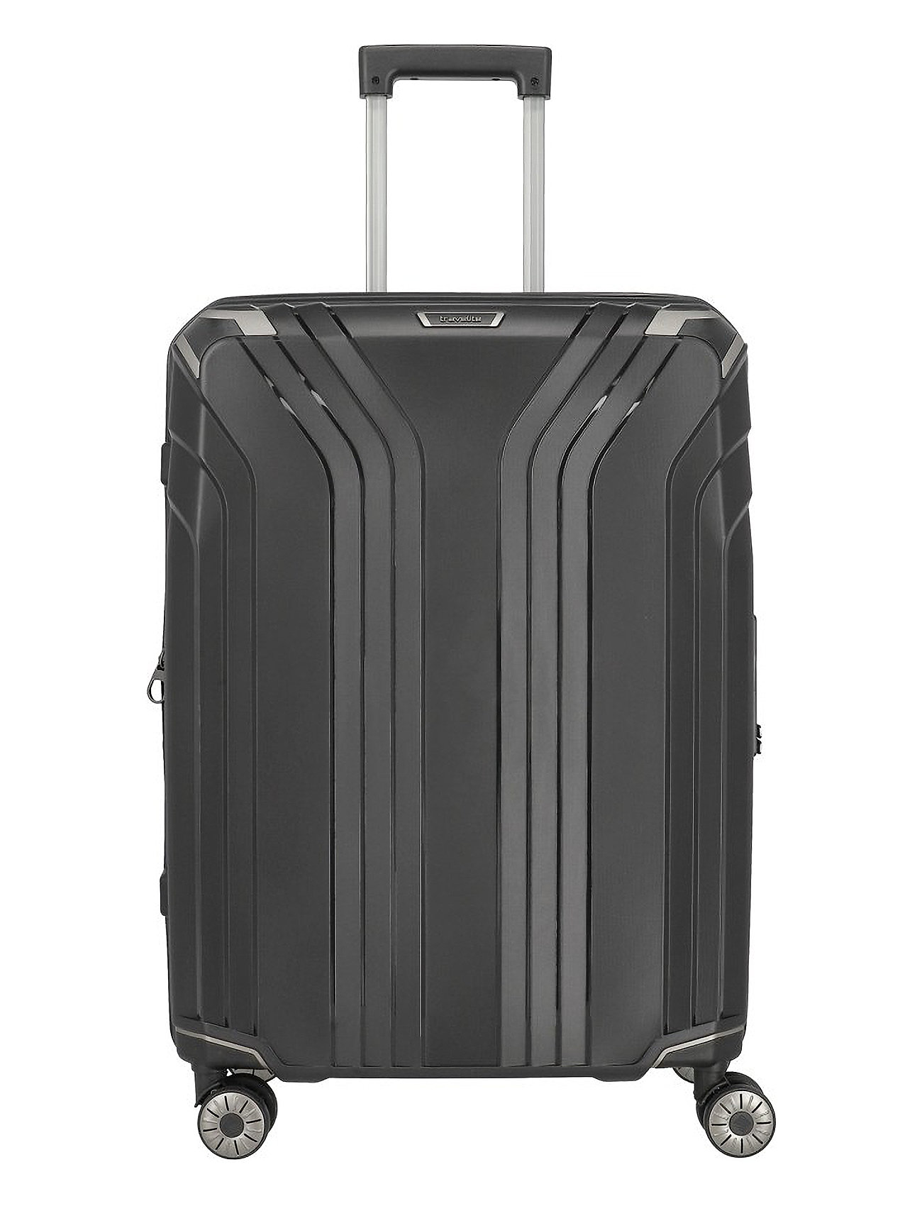 Elvaa, 4W Trolley M Exp. Black Travelite