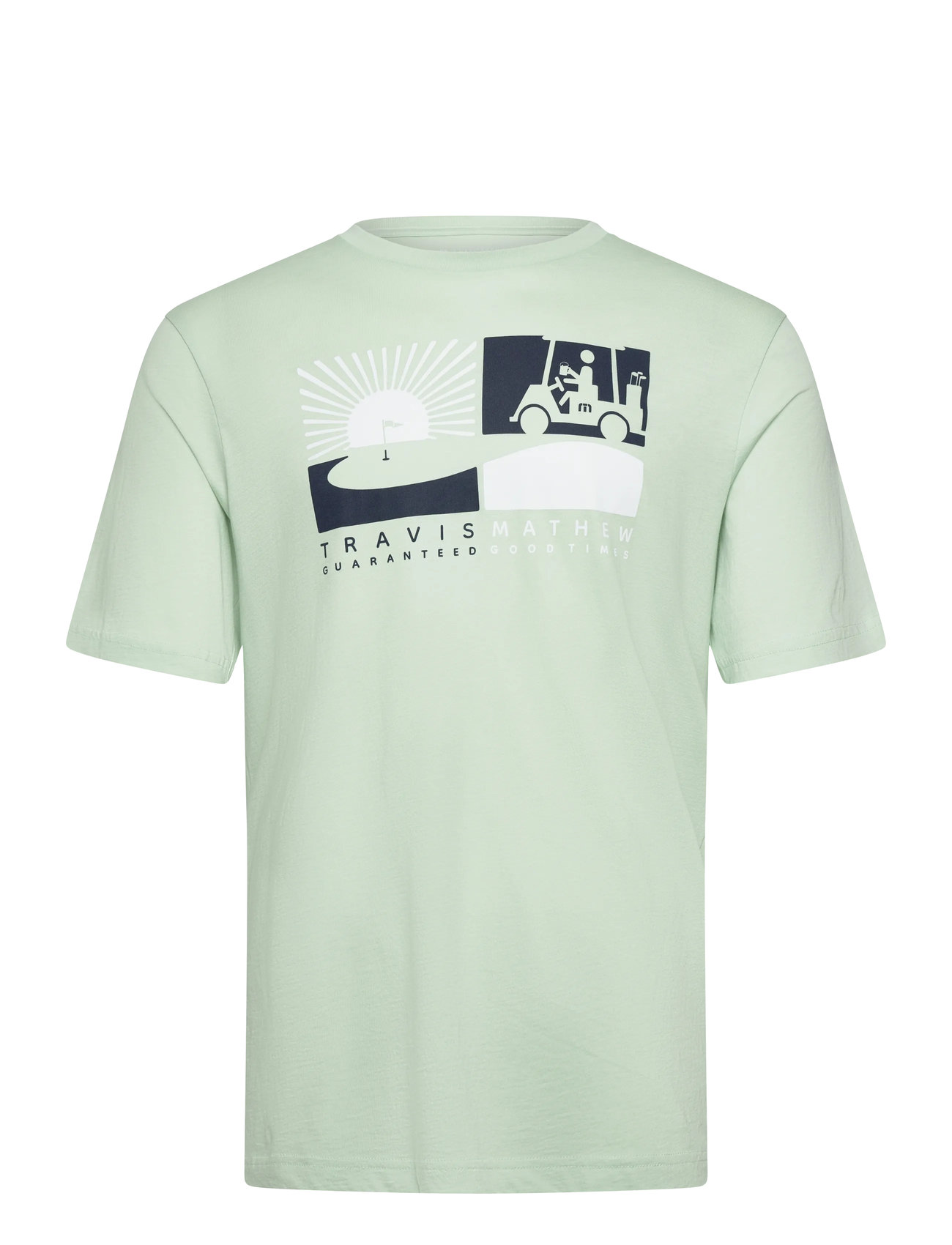 TRAVISMATHEW Player Parking Tee Grün - S - Herren