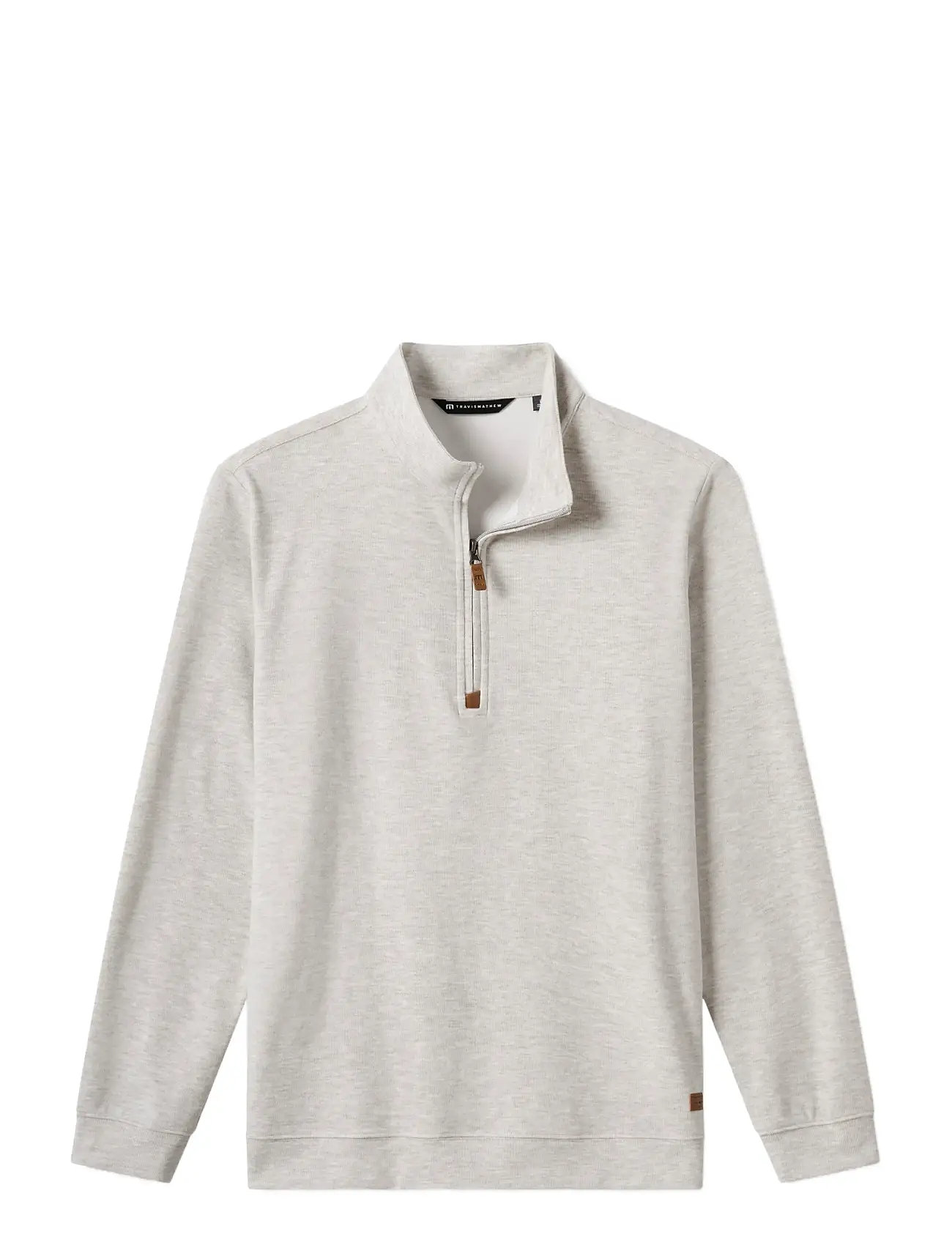 TRAVISMATHEW Cloud Pullover 1/4 Zip Grau - S - Herren