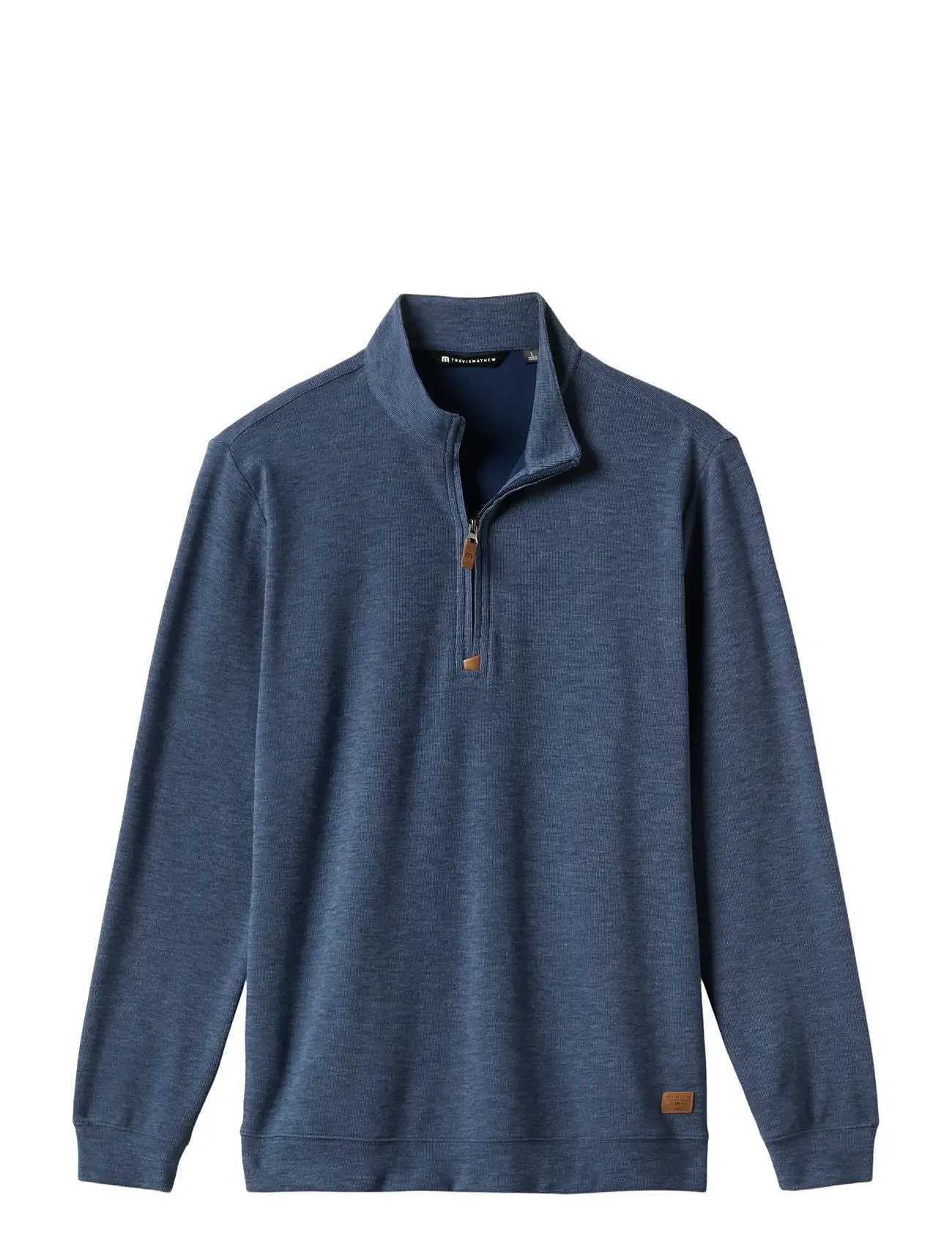 TRAVISMATHEW Cloud Pullover 1/4 Zip Blau - M - Herren