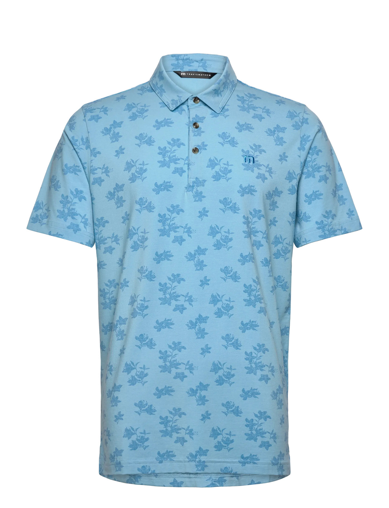 TravisMathew Port Day, XL, Blue, Sport Polos > Sport Short-sleeved Polos, Herre
