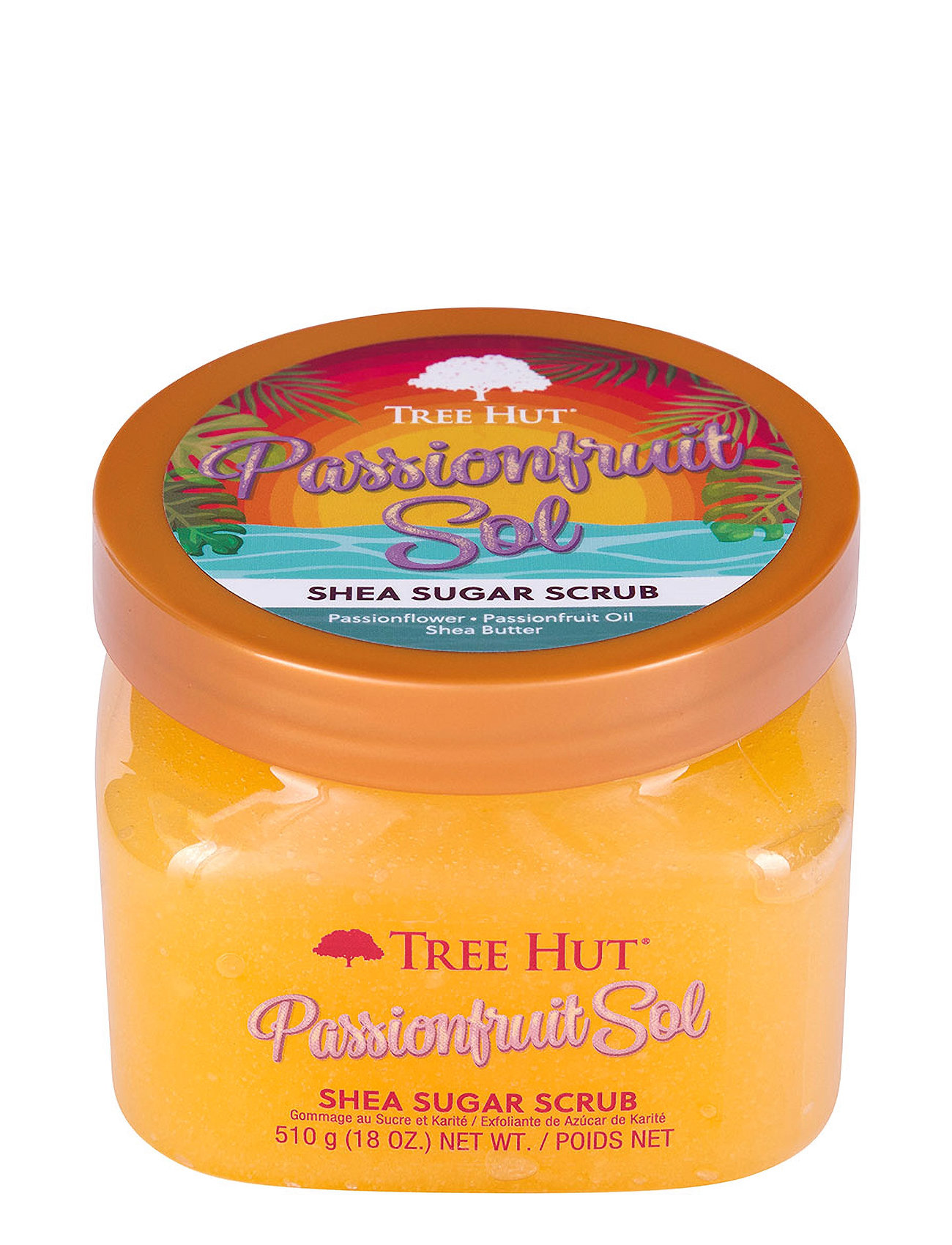 Tree Hut Shea Sugar Scrub Passionfruit, 510 G, Nude, Krop > Scrub Og Eksfolierende Midler, Dame