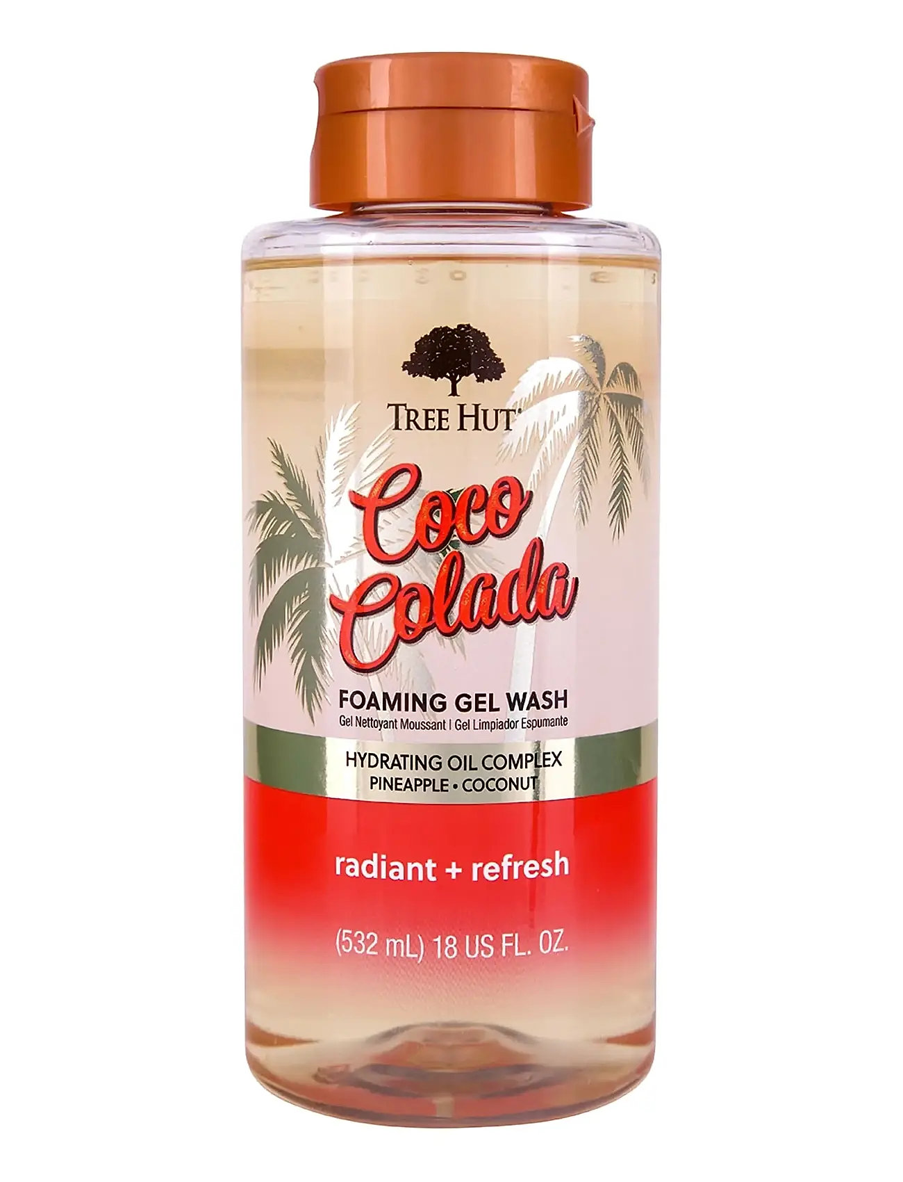 Tree Hut Foaming Gel Wash Coco Colada, 532 ml, Nude, Krop > Bad Og Brusebad, Dame