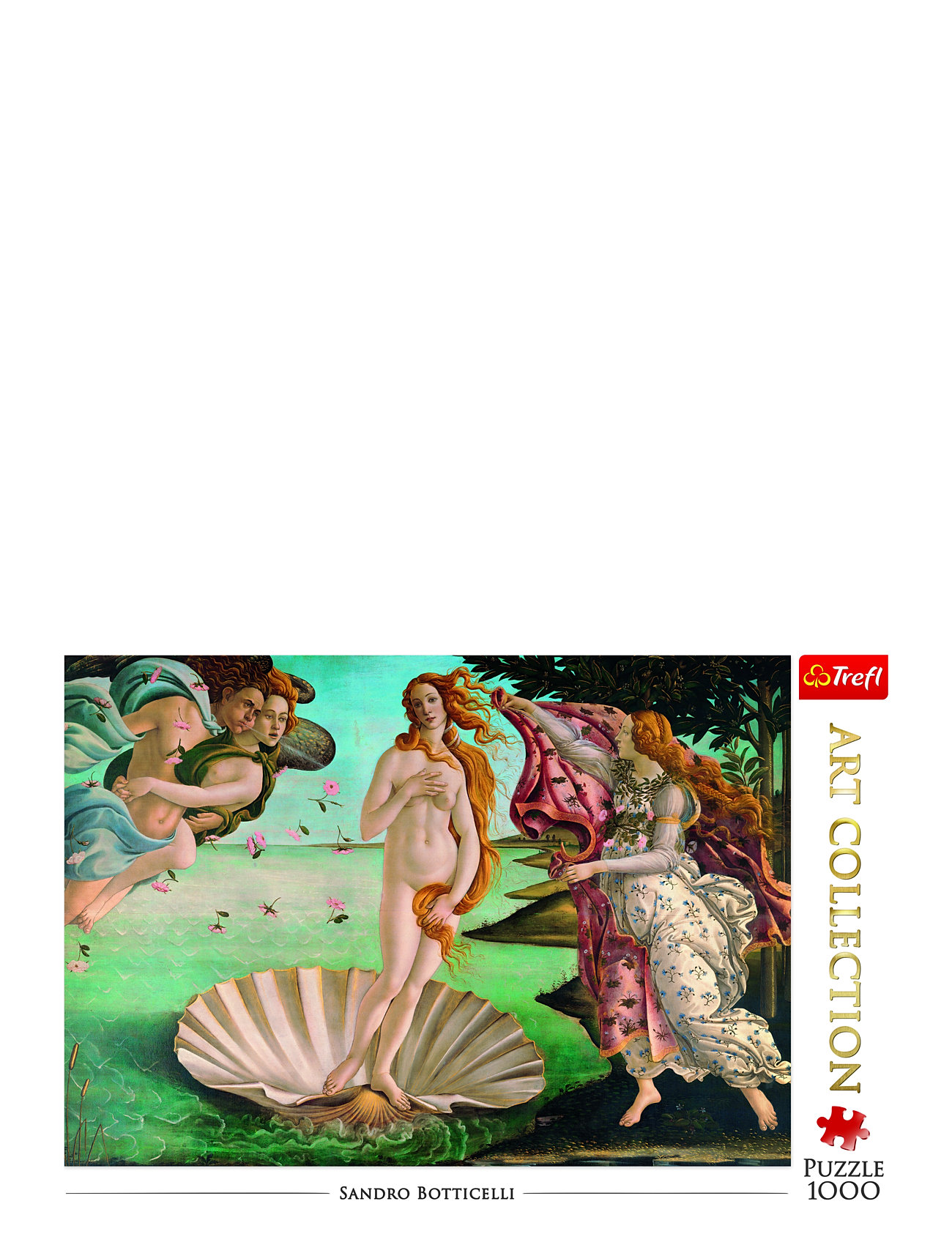 Trefl 1000 Bit Art Botticelli Toys Puzzles And Games Puzzles Classic Puzzles Multi/patterned Trefl