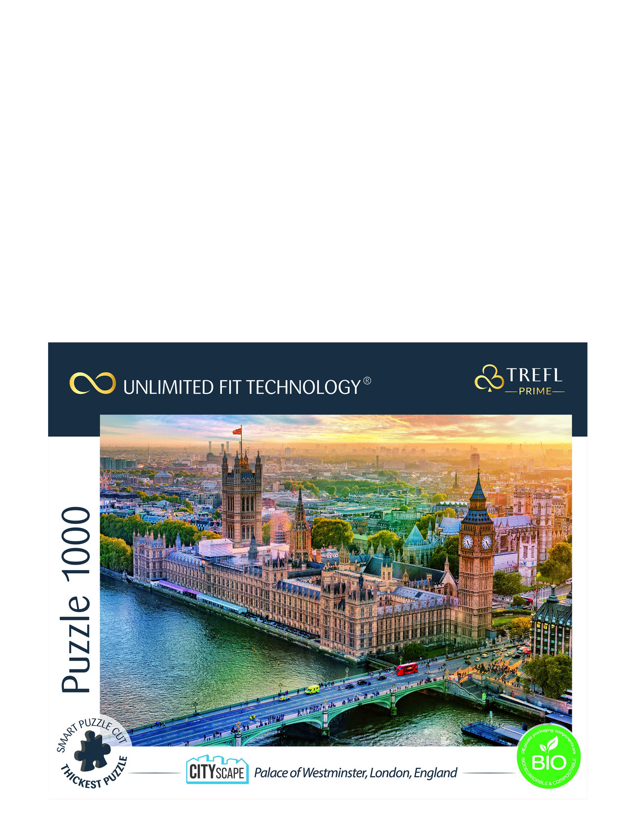 Trefl 1000 Bit Uft London, England Patterned Trefl