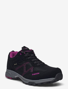 Bergen Lace Low GTX  (grey sole), magenta - chaussures de randonnée - black/pink