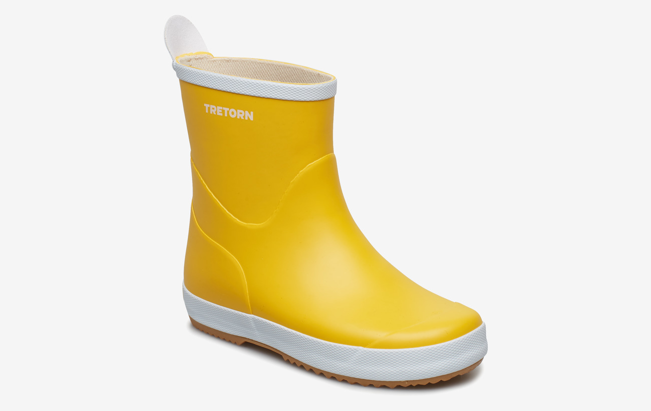 tretorn yellow rain boots