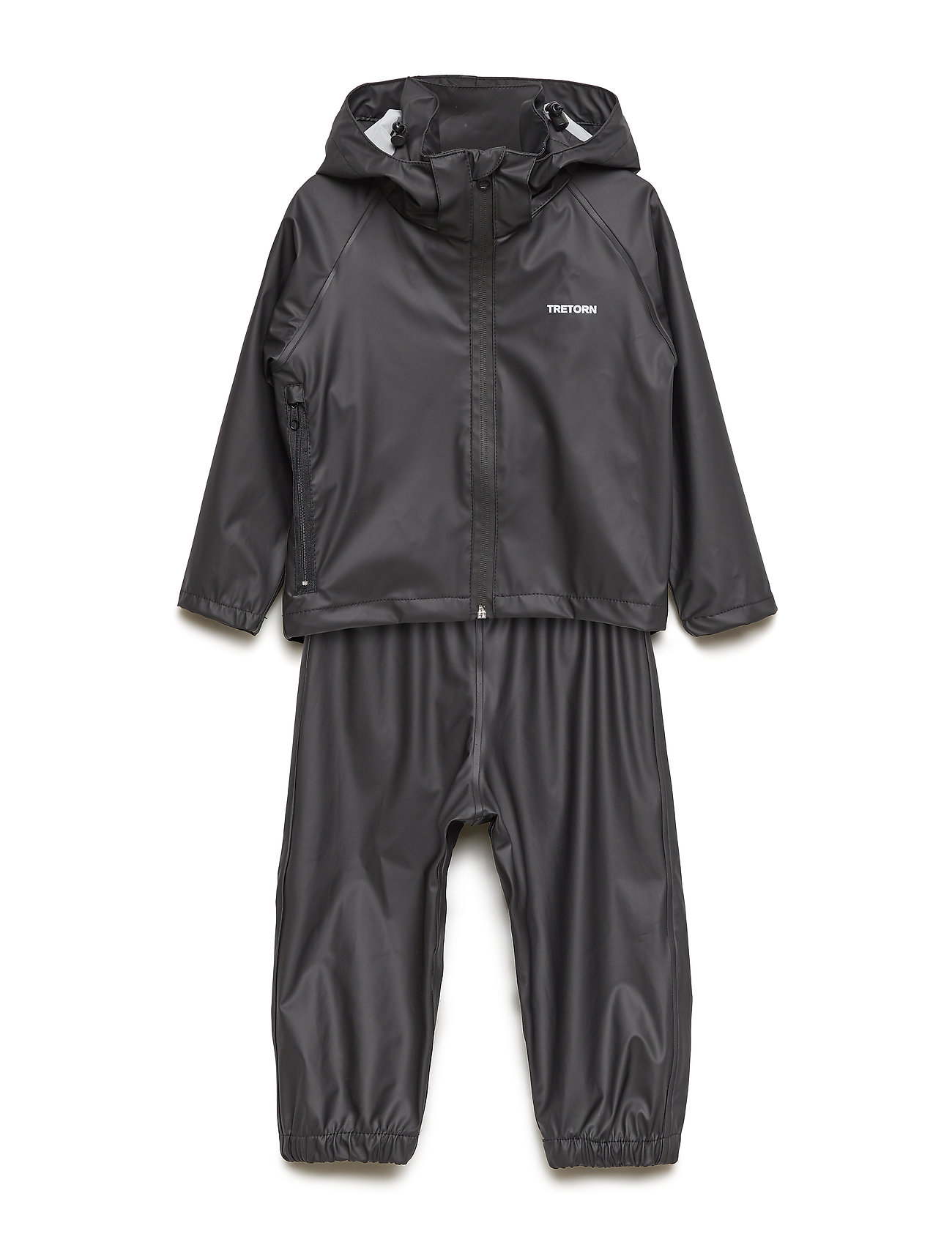 Kids Packable Rainset Black Tretorn