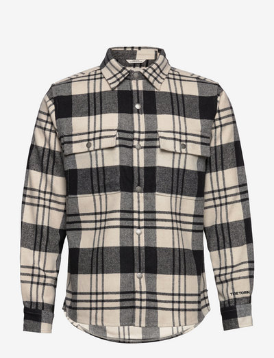 TANTO UTILITY SHIRT M - checkered shirts - 010/black